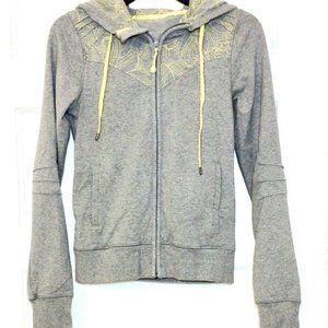 lululemon athletica Gray Hoodie with Yellow Accents